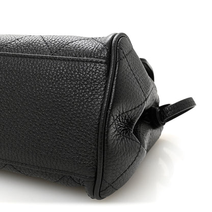 Chanel Grained Calfskin Stitched Urban Essentials Small Shopping Bag Black 10 of 10