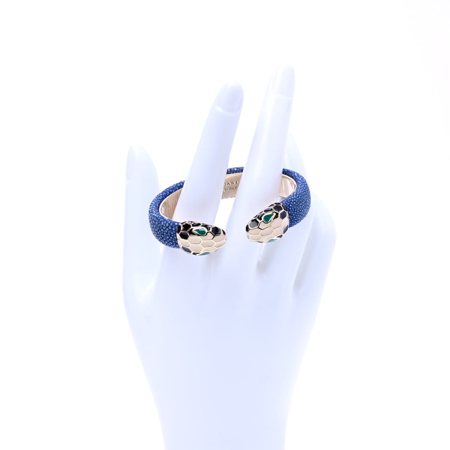 Galuchat Serpenti Forever Bracelet Royal Sapphire