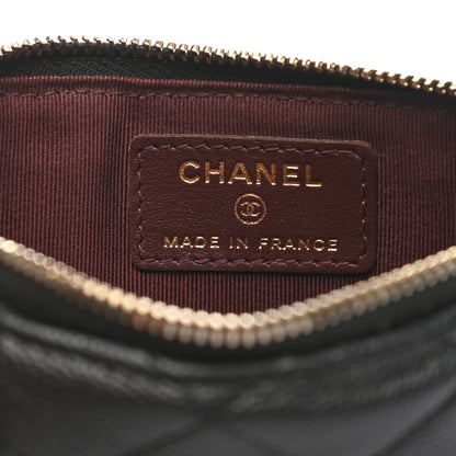 Chanel Caviar Quilted Classic iPhone Pouch Black 6 of 8