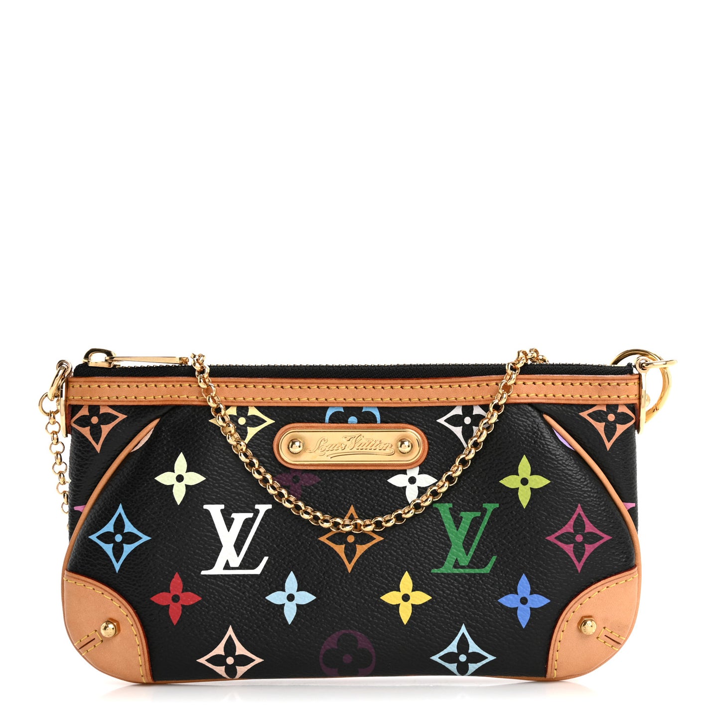 Monogram Multicolor Pochette Milla MM Black