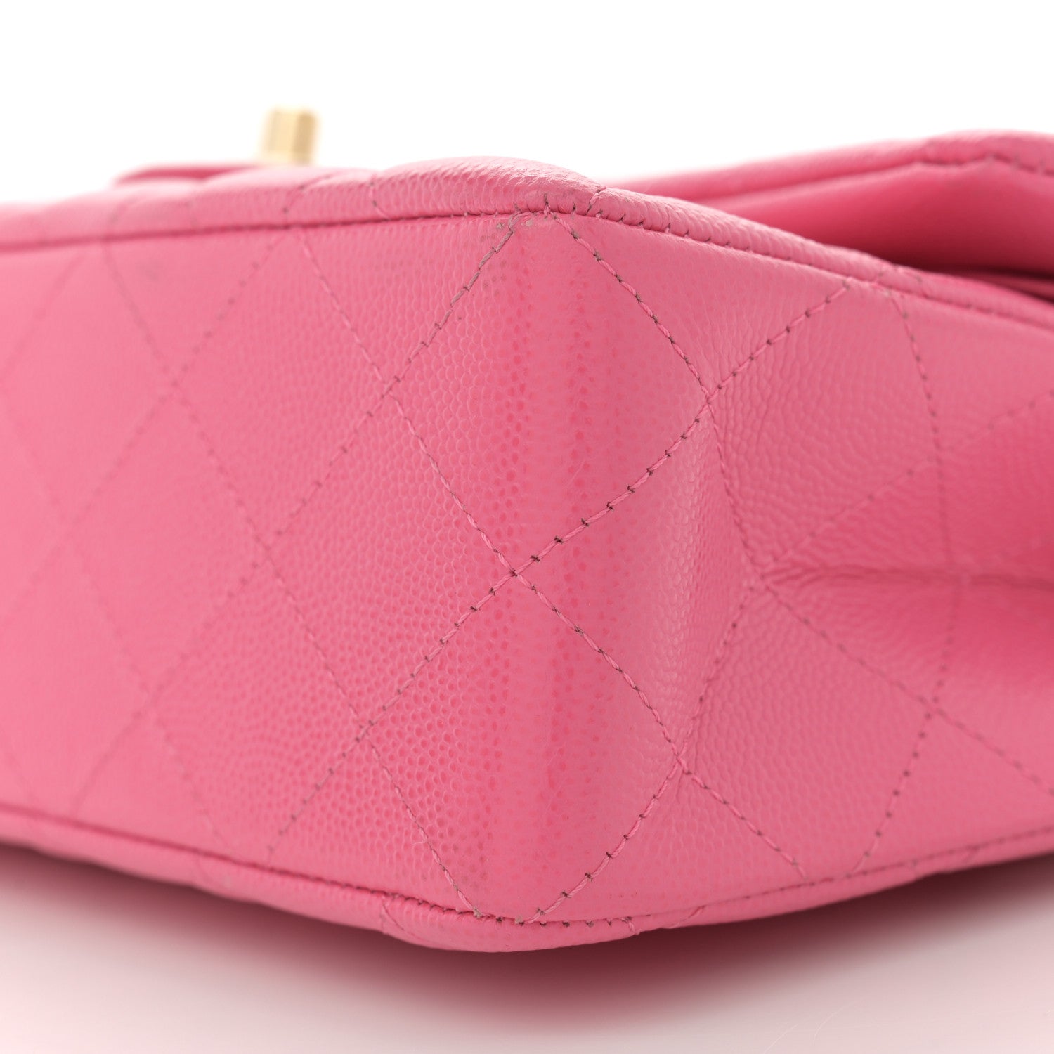 Chanel Caviar Quilted Small Double Flap Pink 10 of 11