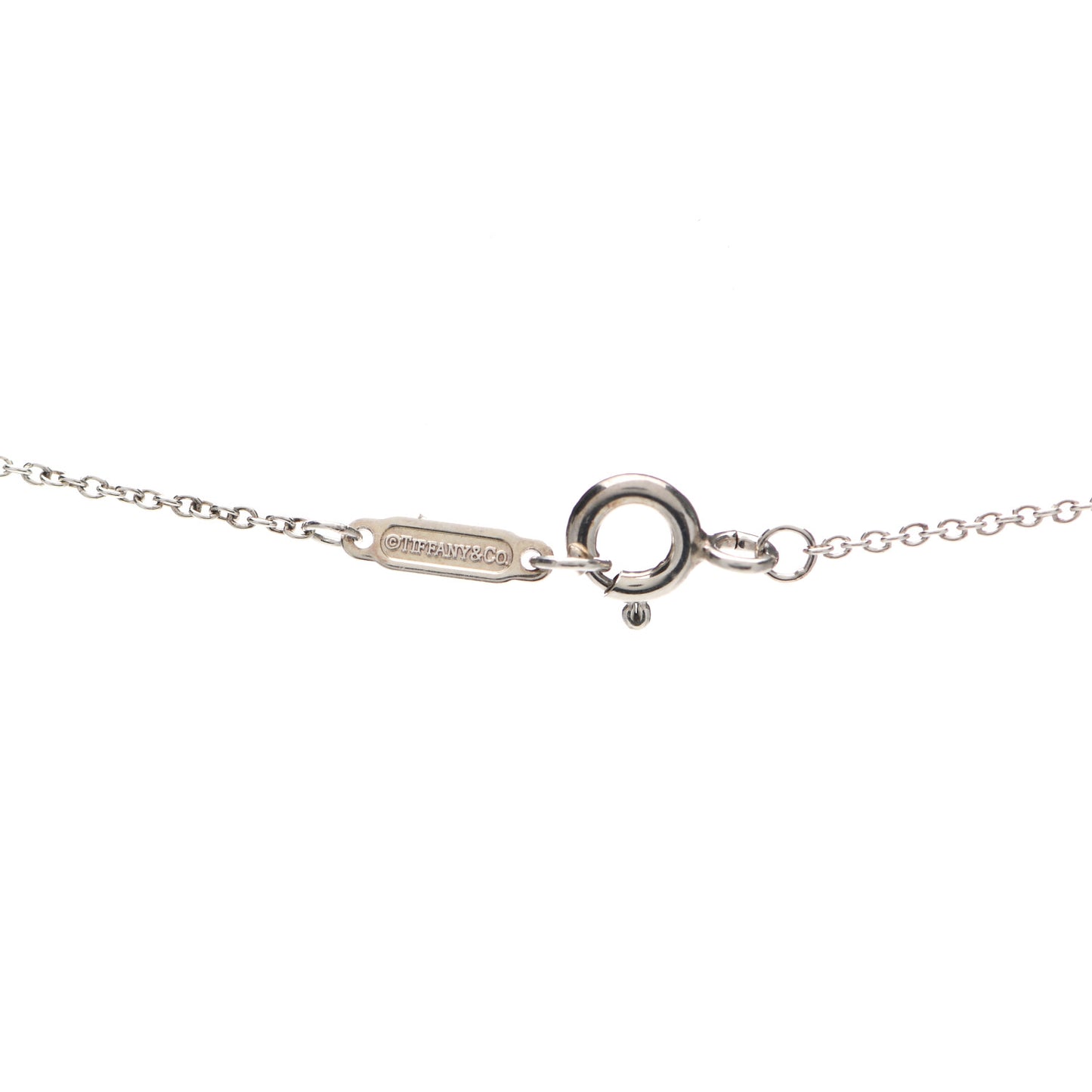 Sterling Silver Oval Key Pendant Necklace