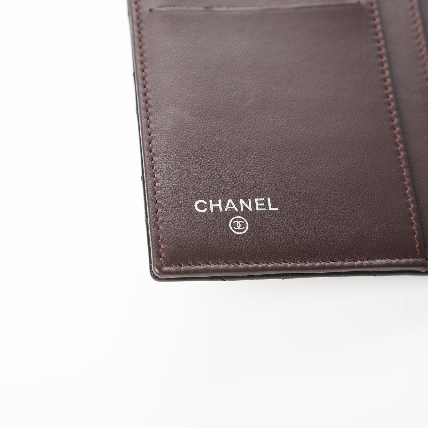 Chanel Lambskin Quilted Large Flap Wallet Black 6 of 10