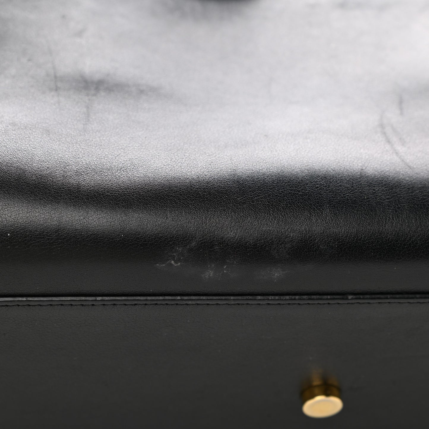 Calfskin Small Sac De Jour Black