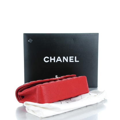 Chanel Caviar Quilted Medium Double Flap Red 4 of 8