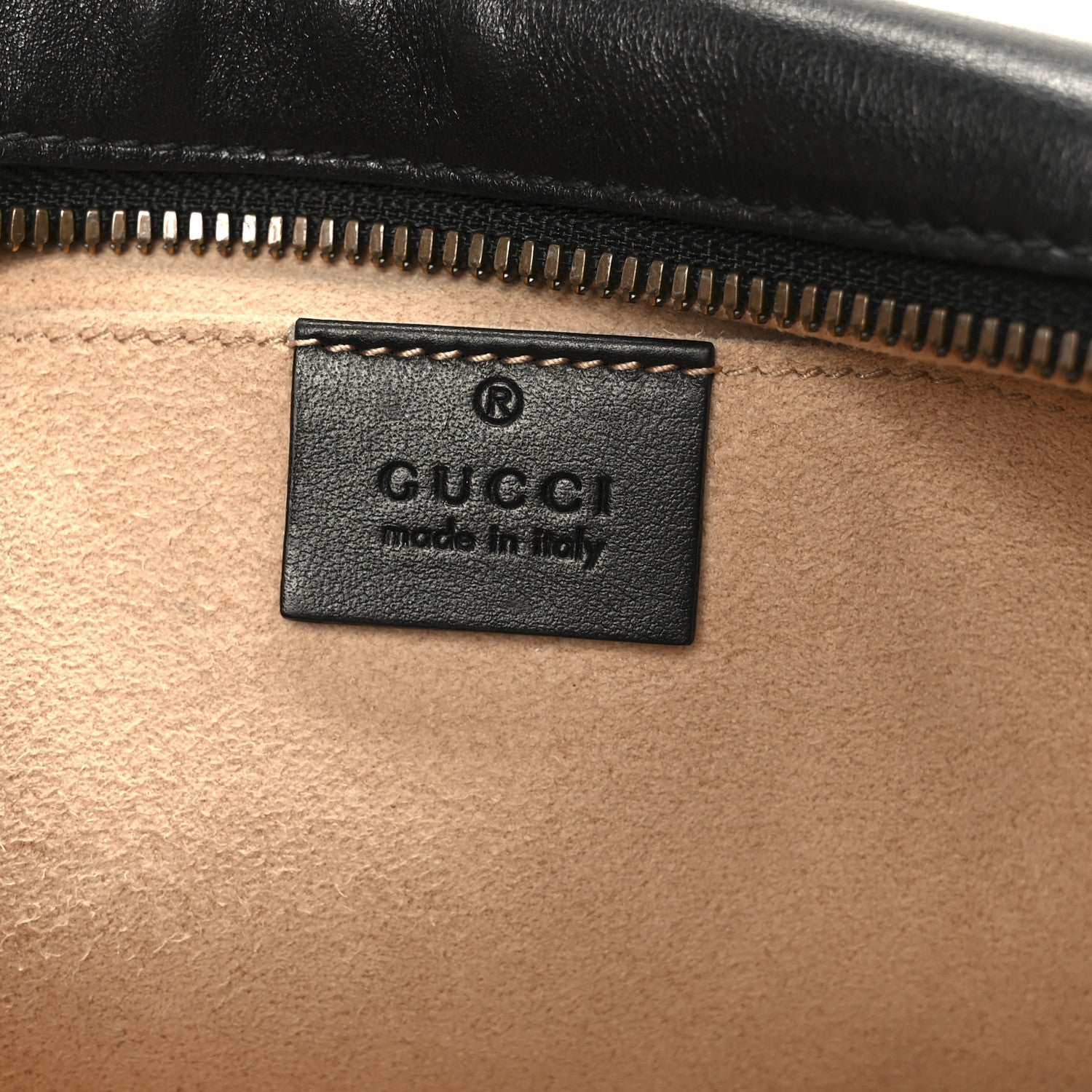 Gucci Calfskin Matelasse Small GG Marmont Chain Shoulder Bag Black 6 of 11