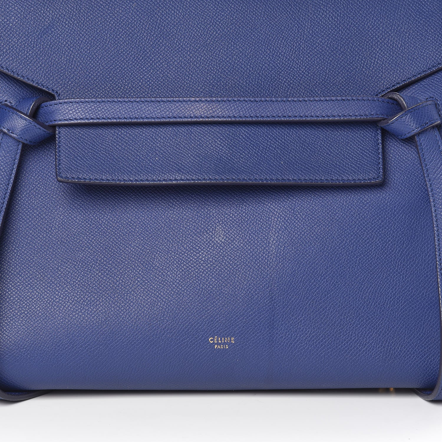 Celine Grained Calfskin Mini Belt Bag Indigo 11 of 11