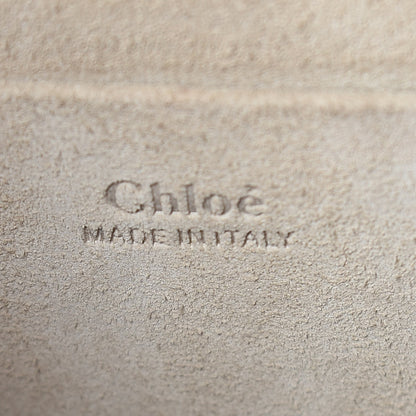Chloe Calfskin Suede Medium Nile Bracelet Bag Motty Grey 8 of 9