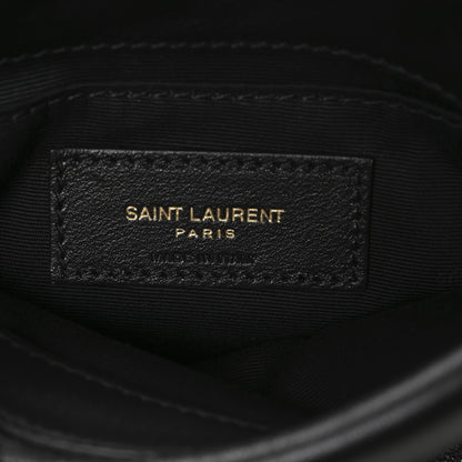 Saint Laurent Lambskin Patchwork Monogram Nano Jamie 4.3 Black 6 of 10