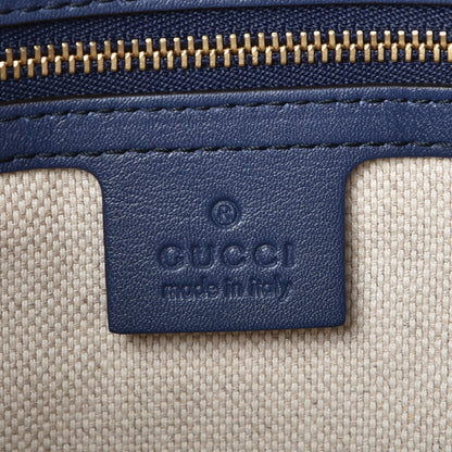 Gucci Patent Medium Soho Chain Shoulder Bag Uniform Blue 6 of 7