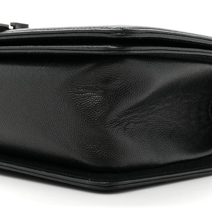 Chanel Caviar Quilted Medium Boy Flap So Black 8 of 13