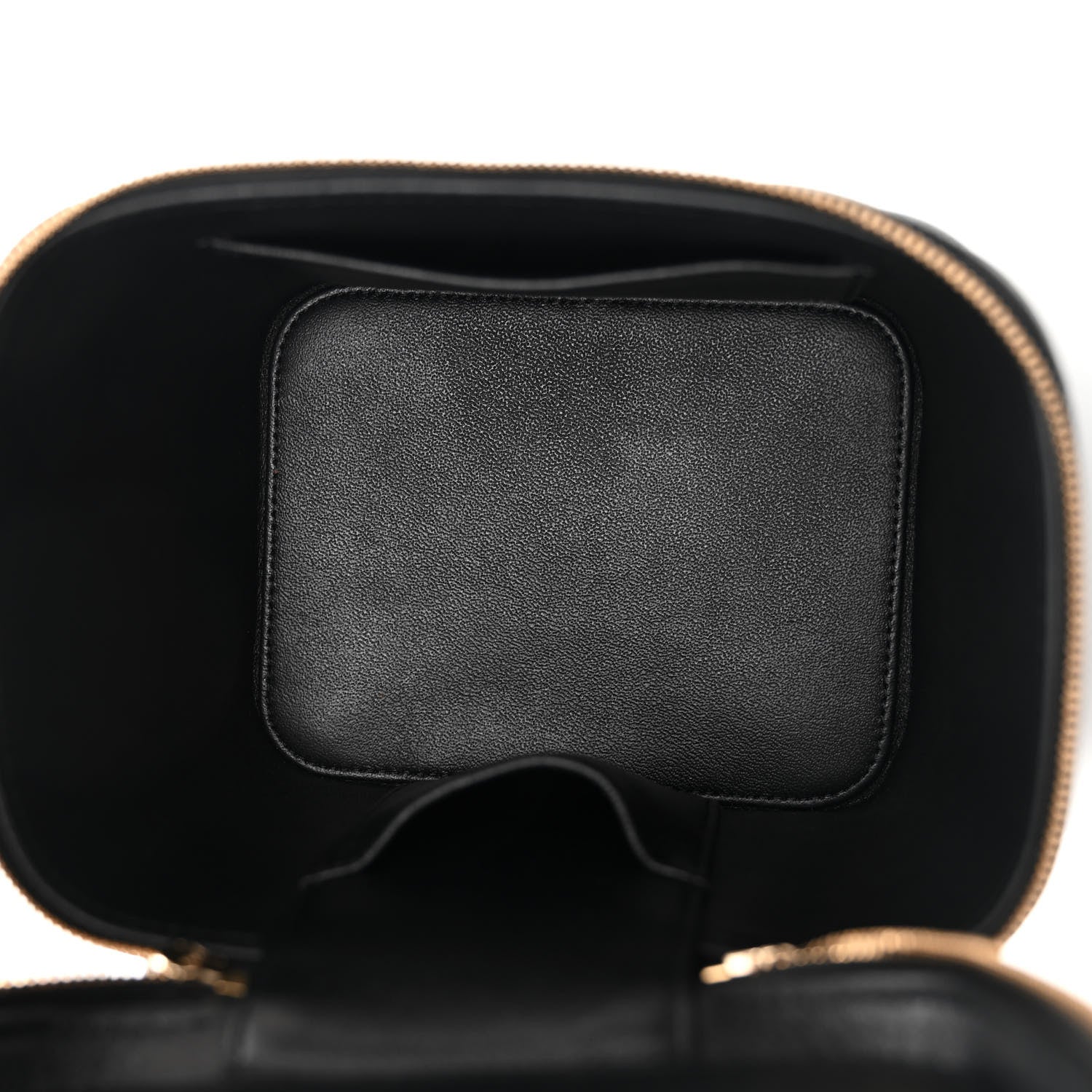 Chanel Caviar Quilted Small Top Handle Vanity Case With Chain Black 5 of 10