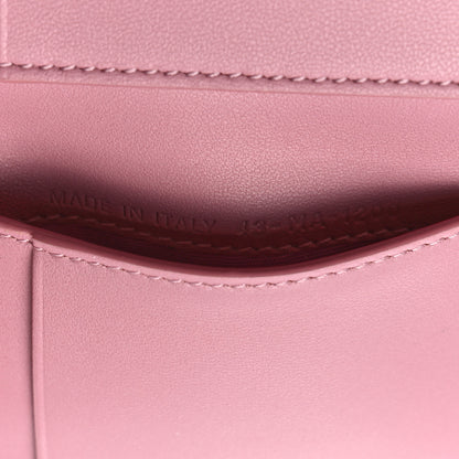 Christian Dior Goatskin Saddle Lotus Wallet Pink 7 of 9