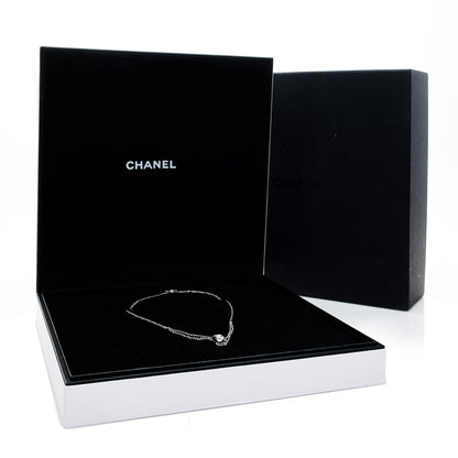 Chanel 18K White Gold Diamond Coco Crush Necklace 7 of 7