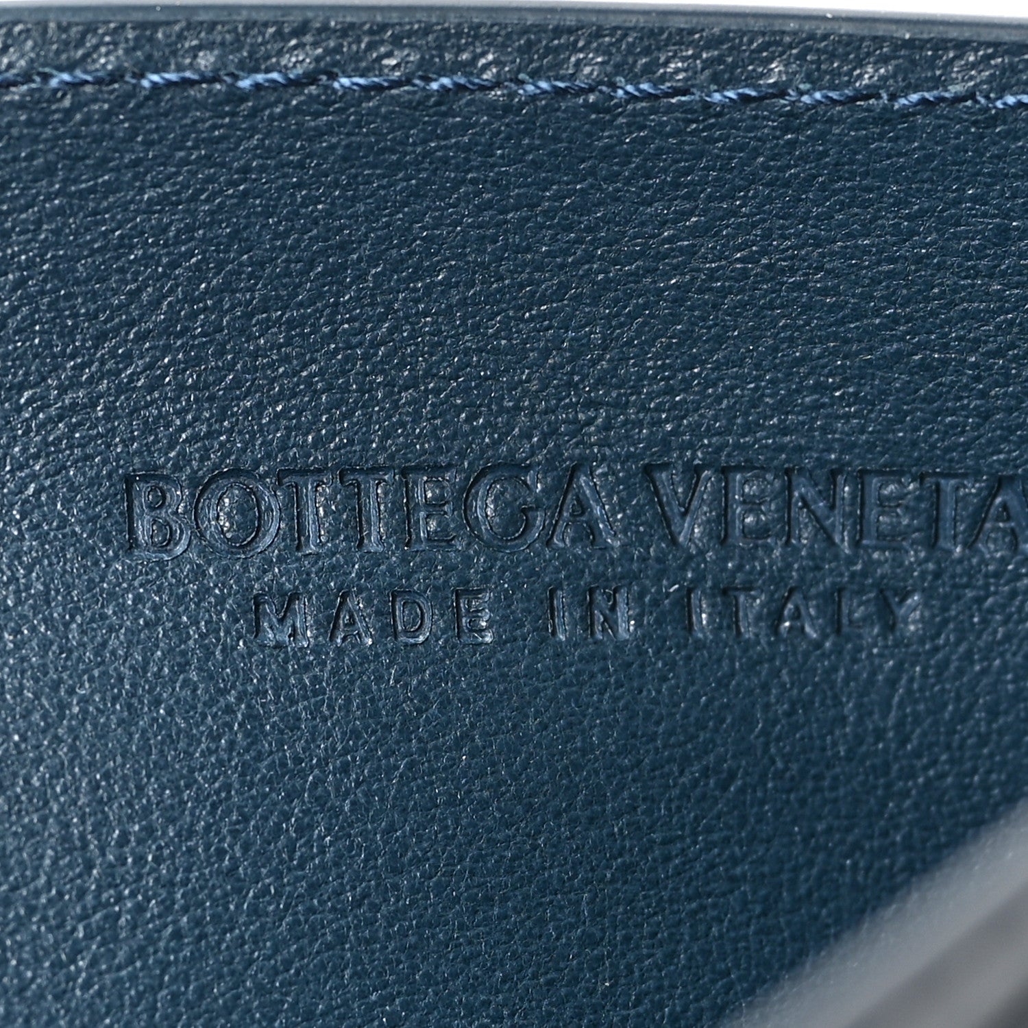 Bottega Veneta Nappa Intrecciato Card Holder Deep Blue 6 of 6