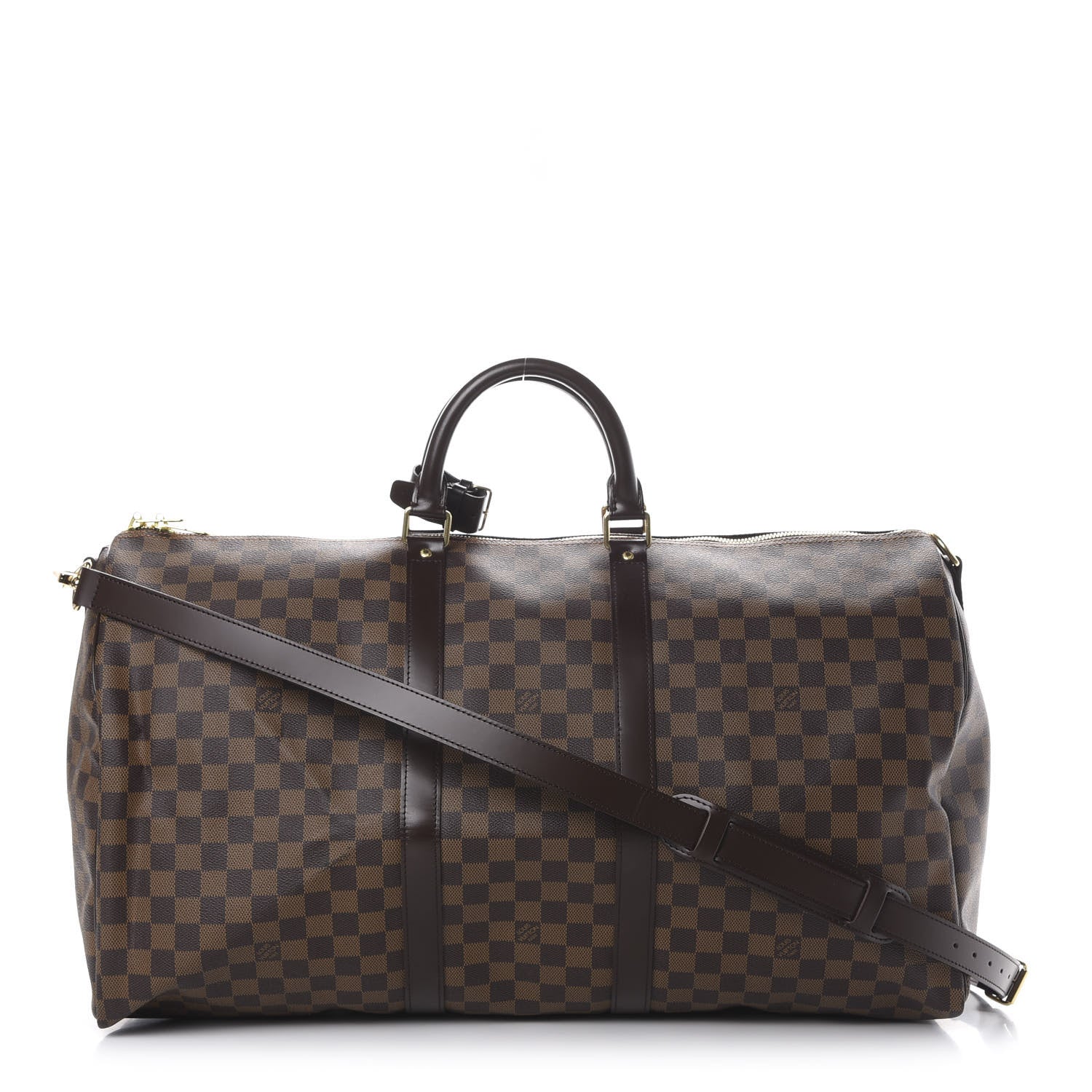 Louis Vuitton Damier Ebene Keepall Bandouliere 55 1 of 9