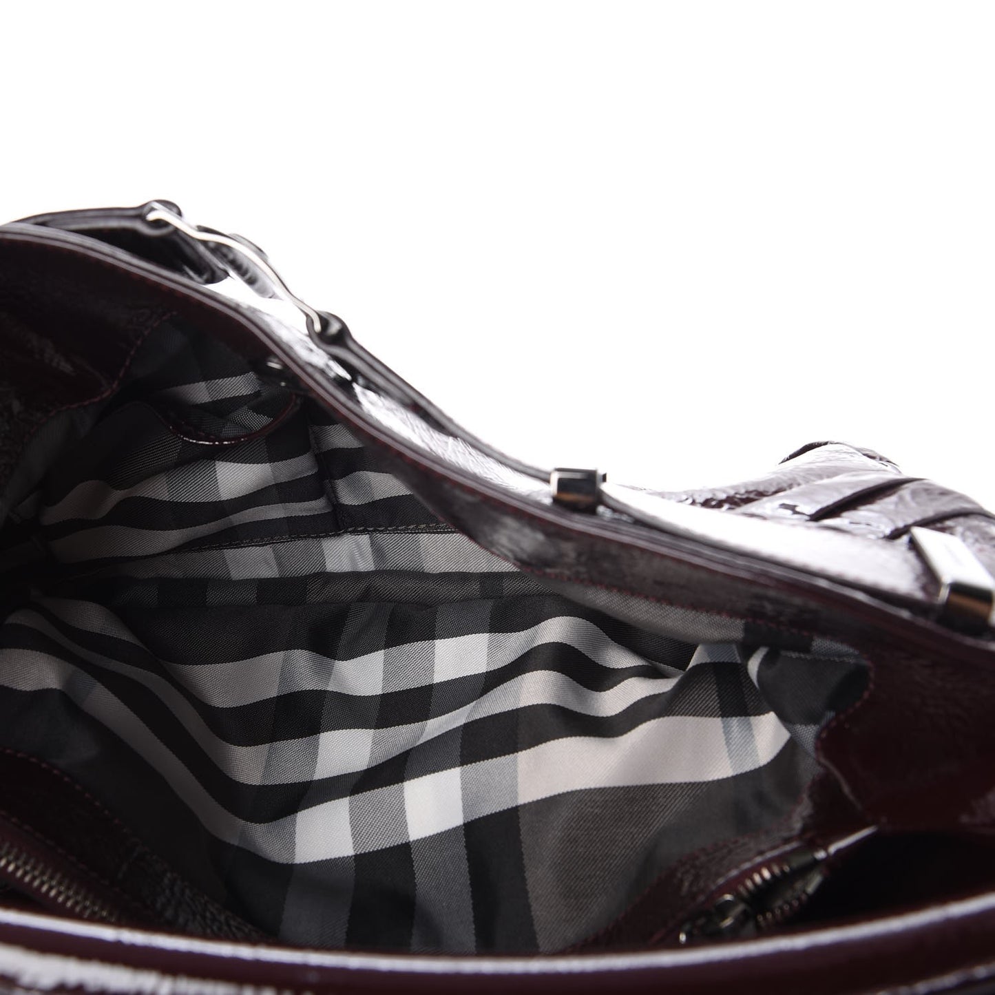 Patent Small Healy Knot Hobo Plum