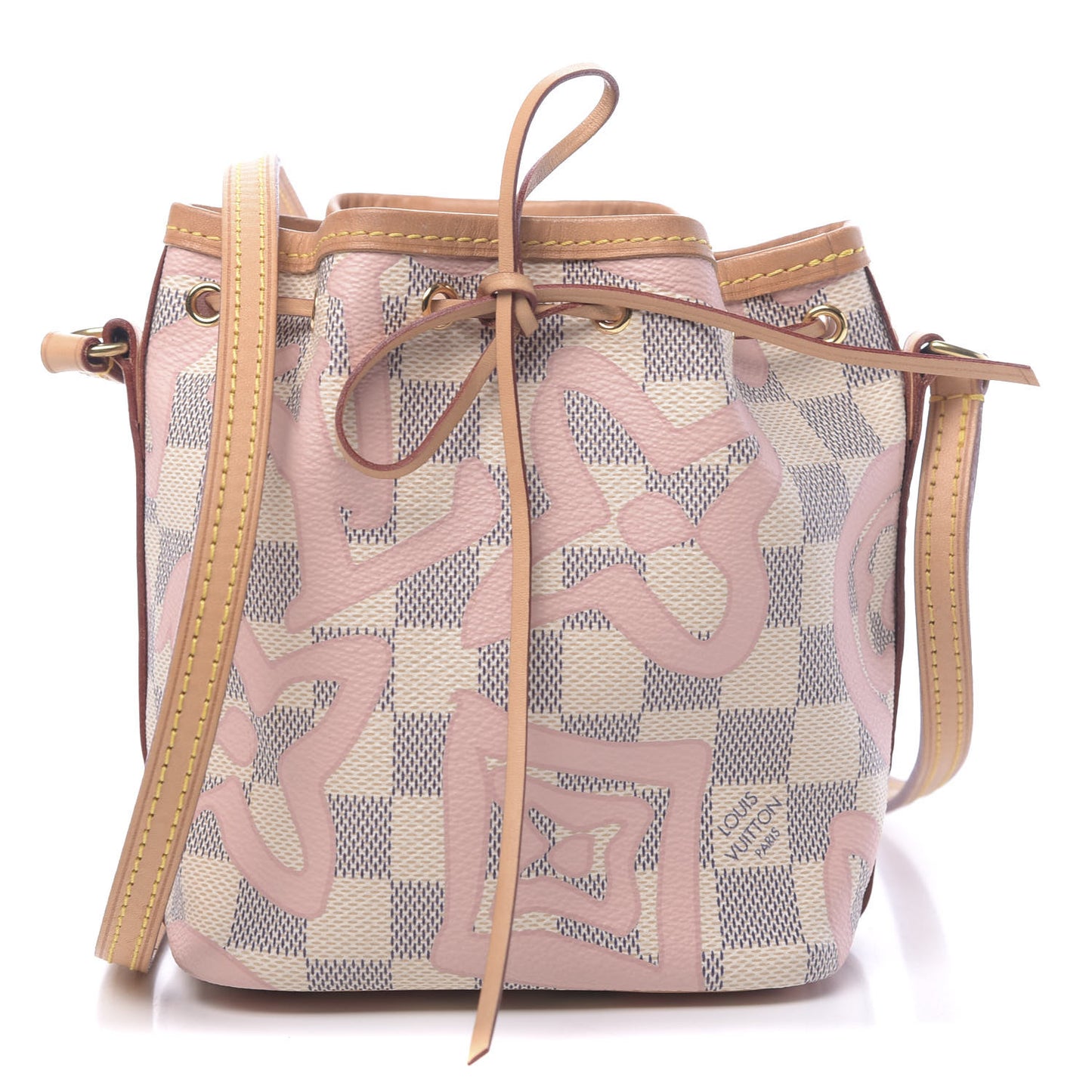 Damier Azur Tahitienne Nano Noe Rose Ballerine