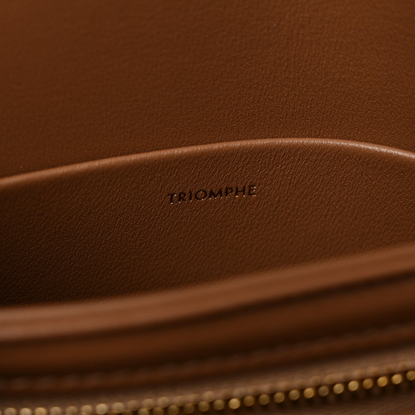 Shiny Calfskin Teen Triomphe Bronze