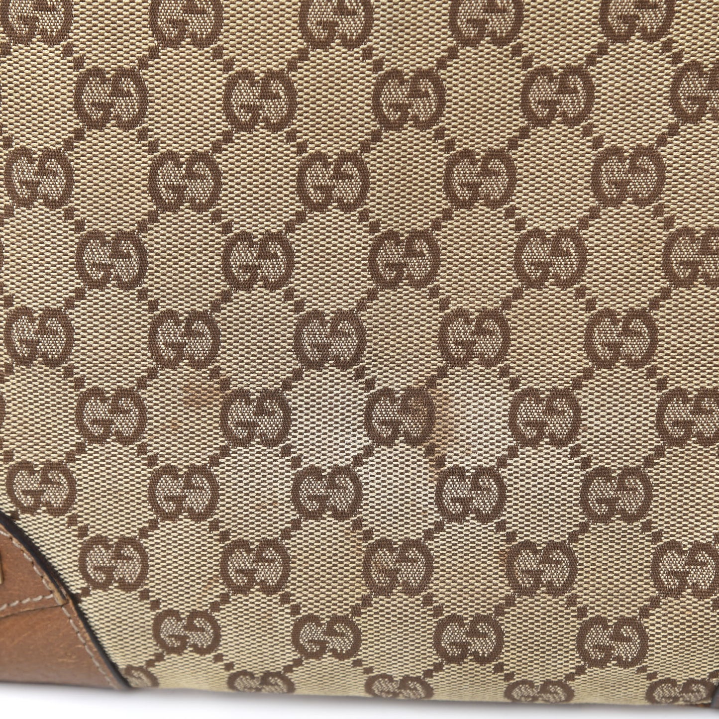 Monogram Studded Messenger Brown