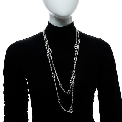 Hermes Sterling Silver Farandole Necklace 160 2 of 4