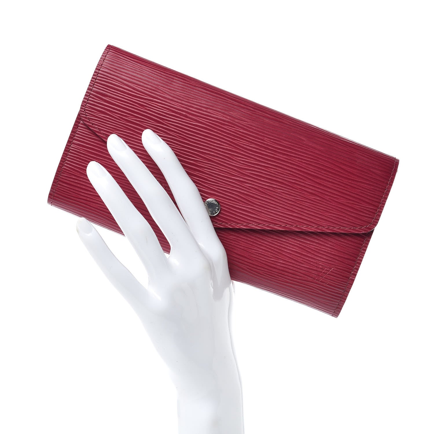 Louis Vuitton Epi Sarah Wallet NM Fuchsia 2 of 9