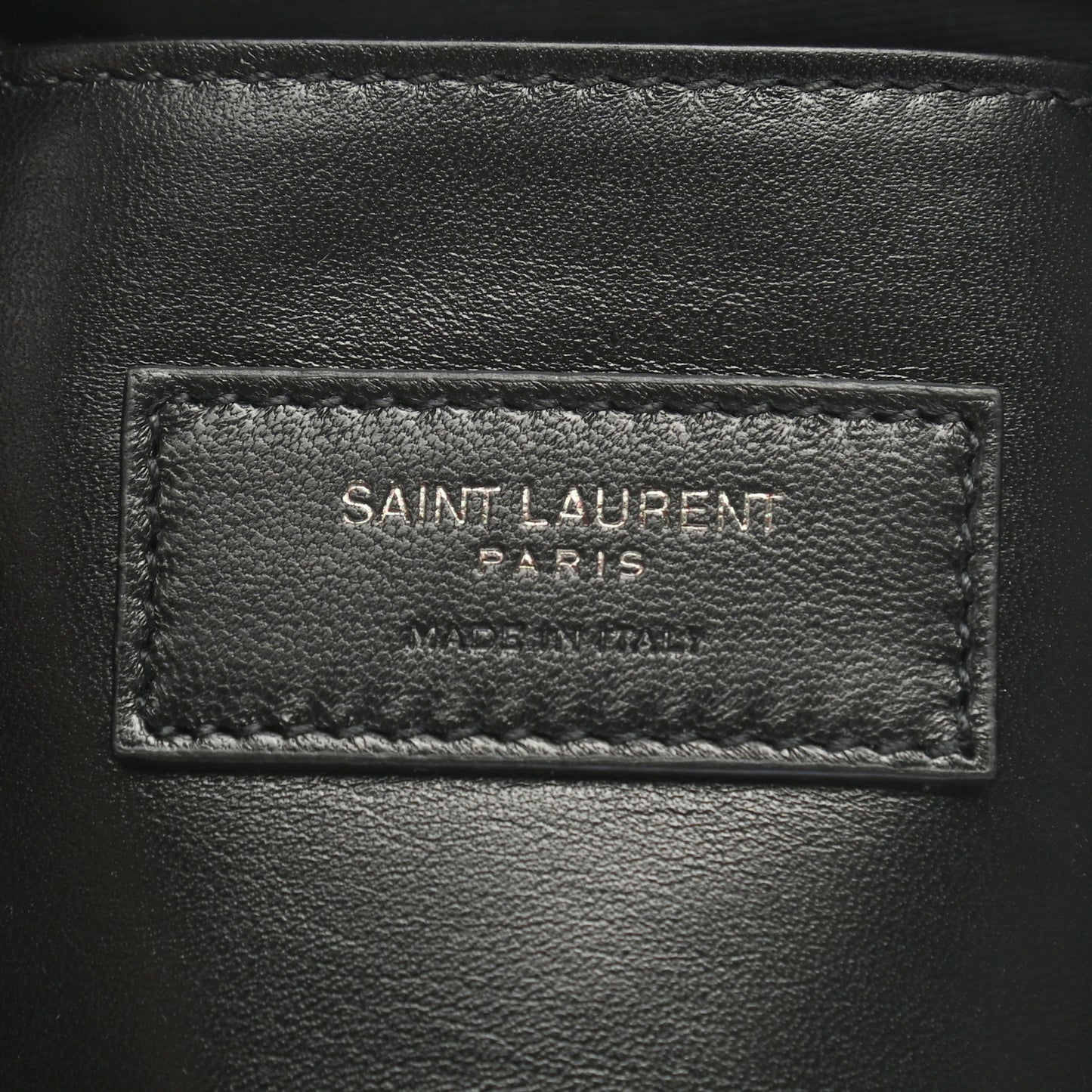 Grain De Poudre West Hollywood Monogram Fold Over Clutch Black