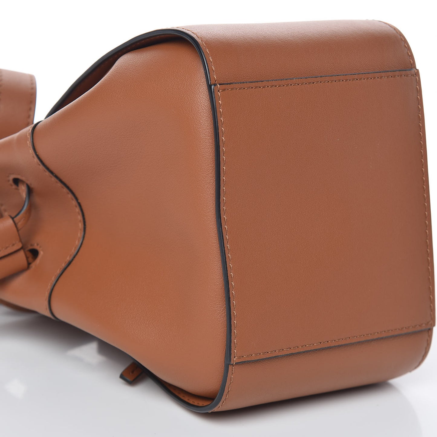 Calfskin Mini Hammock Shoulder Bag Tan