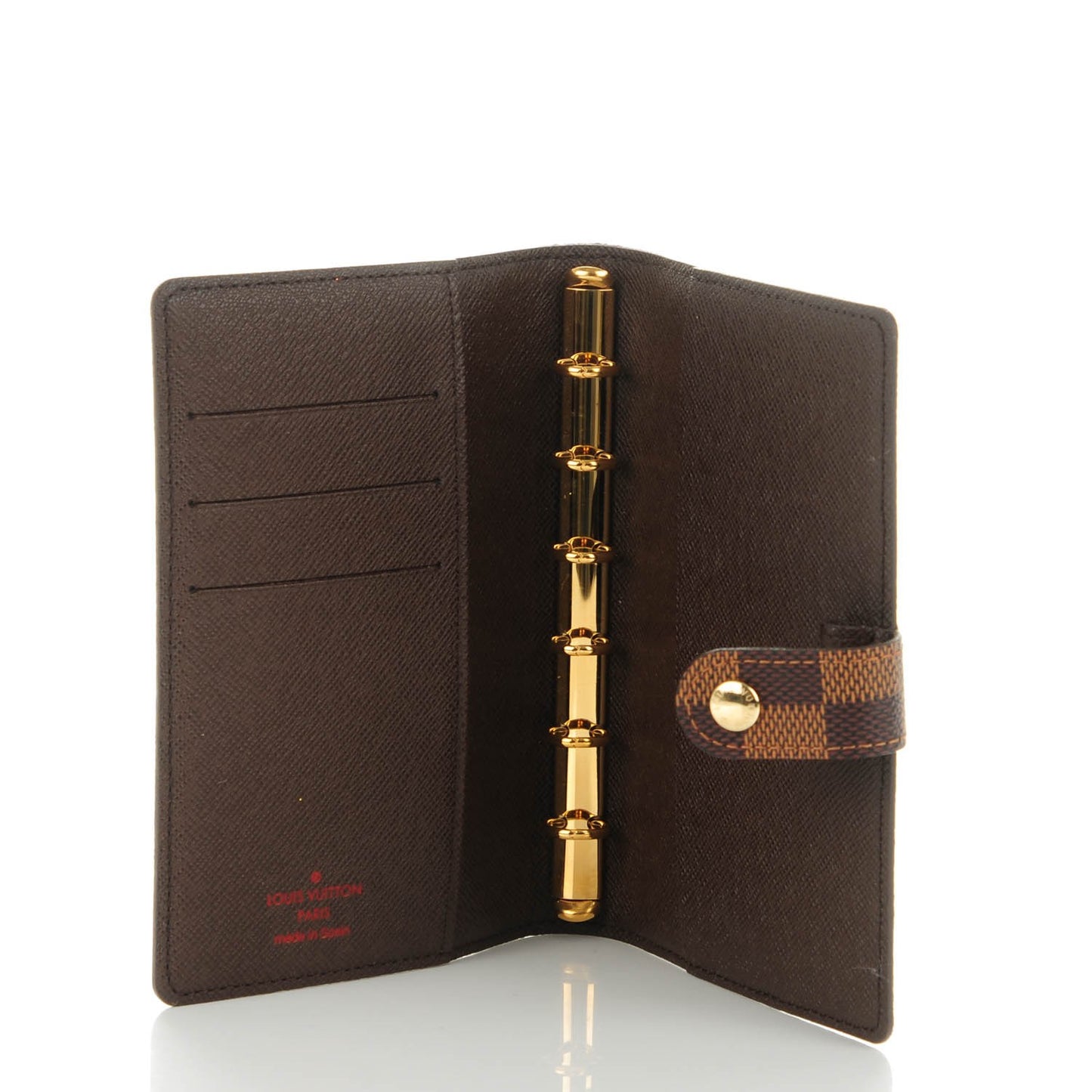 Damier Ebene Small Ring Agenda Cover