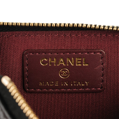 Chanel Caviar Quilted Key Holder Case Black 6 of 8