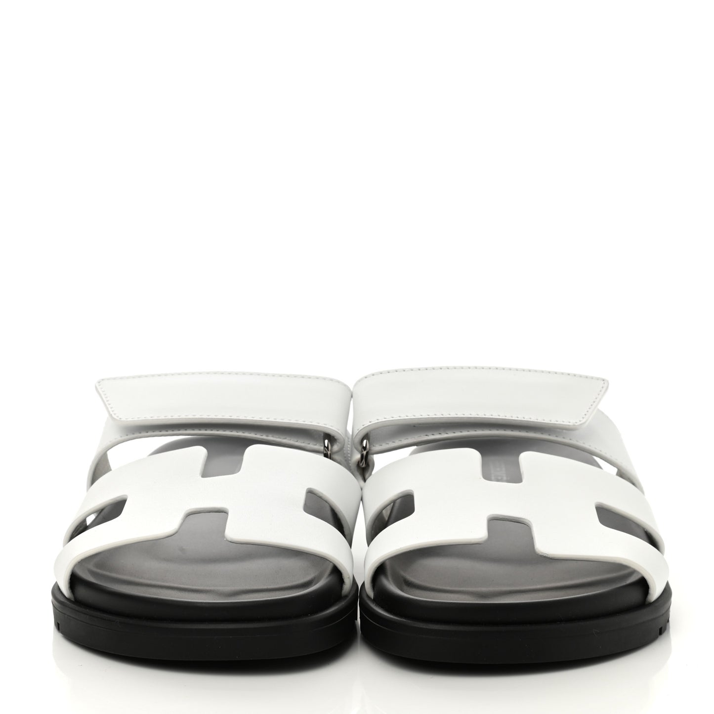 Calfskin Womens Chypre Sandals 35 White