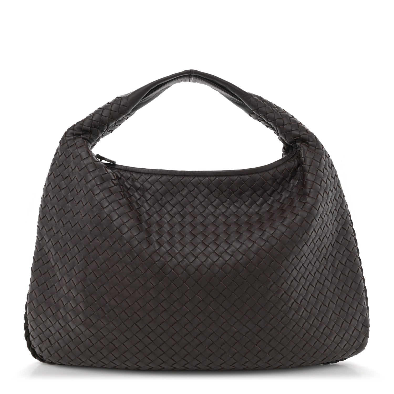 Bottega Veneta Nappa Intrecciato Large Veneta Hobo Ebano 1 of 10