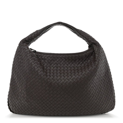 Bottega Veneta Nappa Intrecciato Large Veneta Hobo Ebano 1 of 10