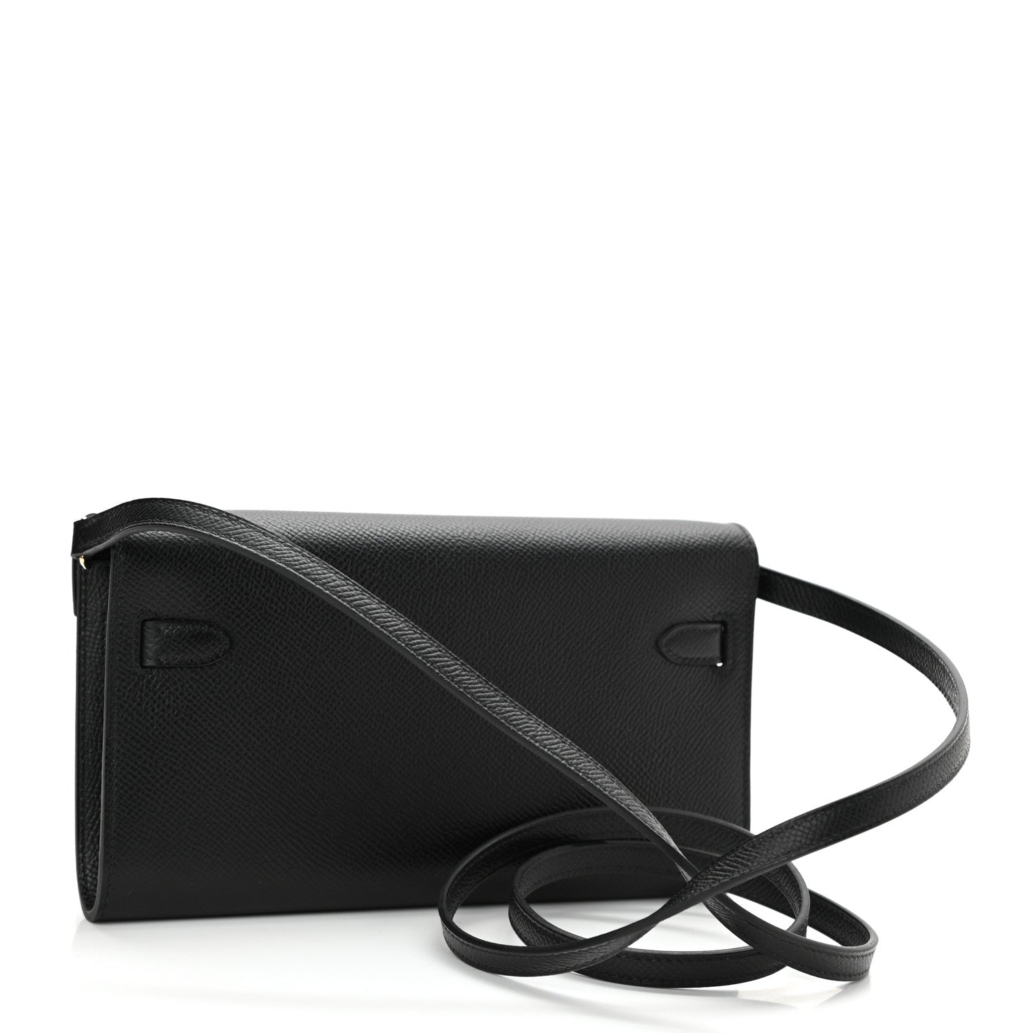 Hermes Epsom Kelly Wallet To Go Black 3 of 9