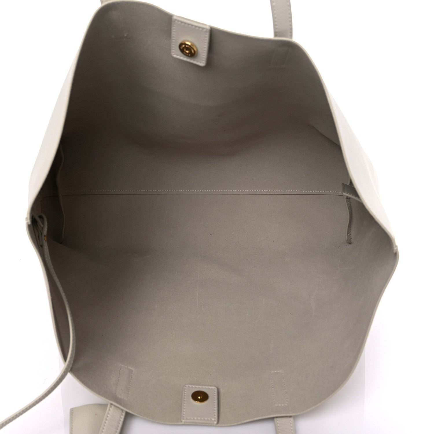 Saint Laurent Calfskin Large Shopping Tote Porcellana 6 of 12