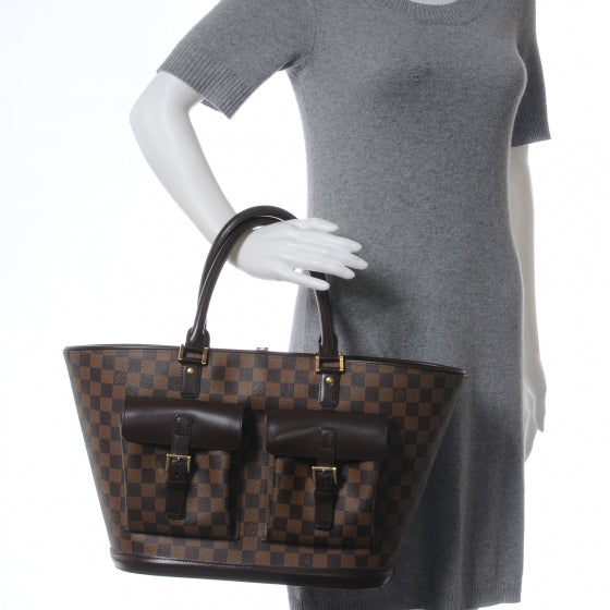 Louis Vuitton Damier Ebene Manosque GM 2 of 7