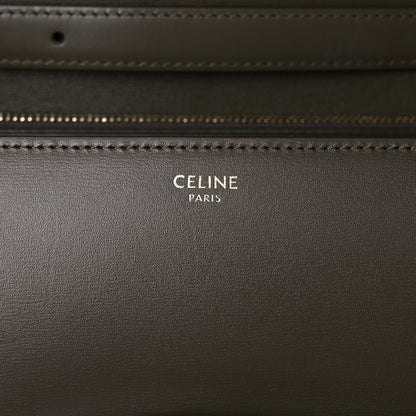 Celine Box Calfskin Medium Classic Box Flap Bag Army Green 5 of 9