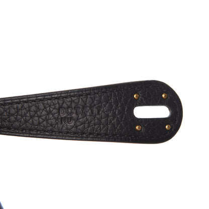 Hermes Taurillon Clemence Lindy 30 Black 7 of 10