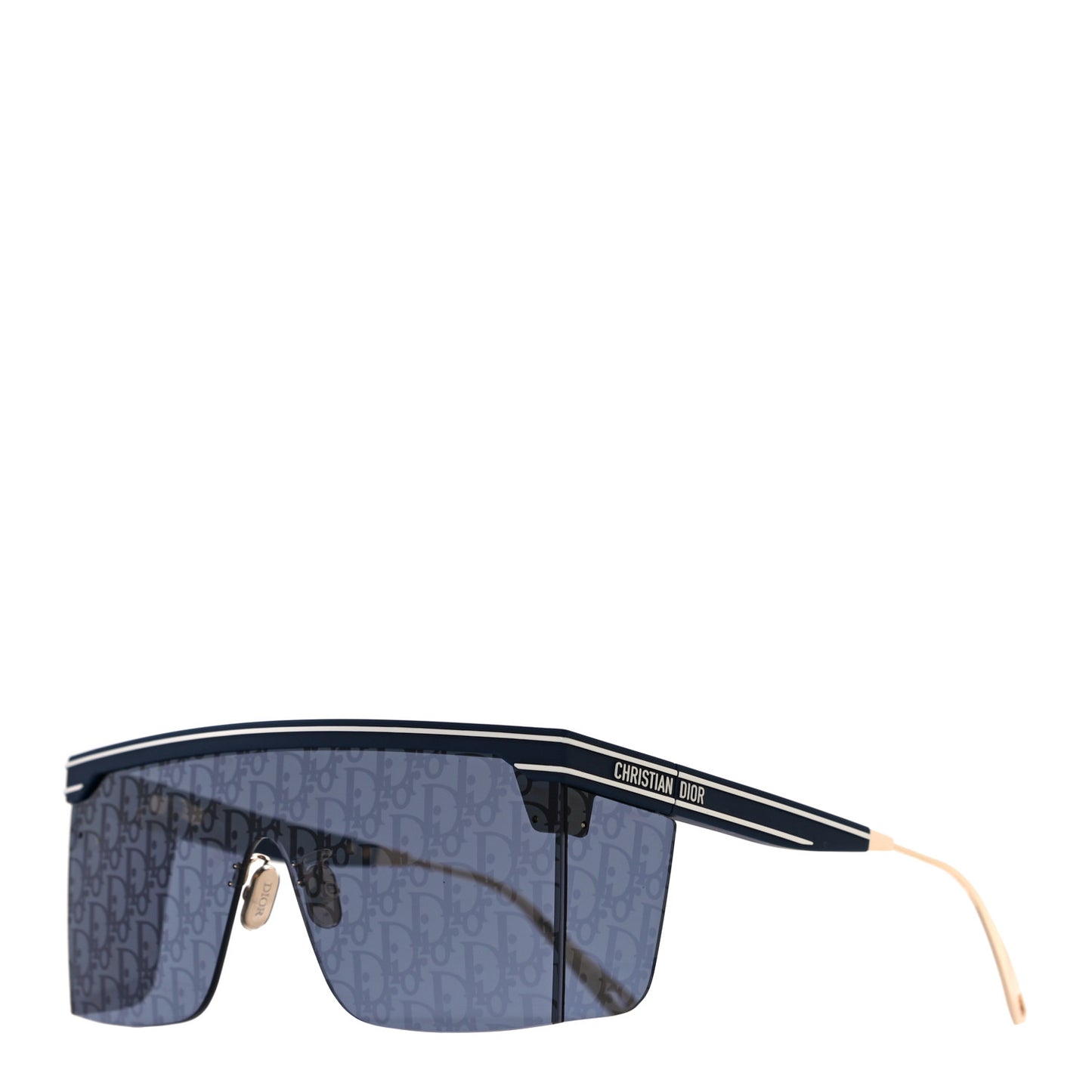 Oblique Diorclub M1U Mask Sunglasses Blue