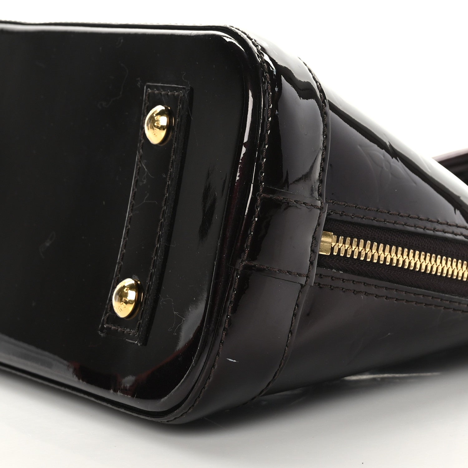 Louis Vuitton Vernis Alma BB Amarante 8 of 10