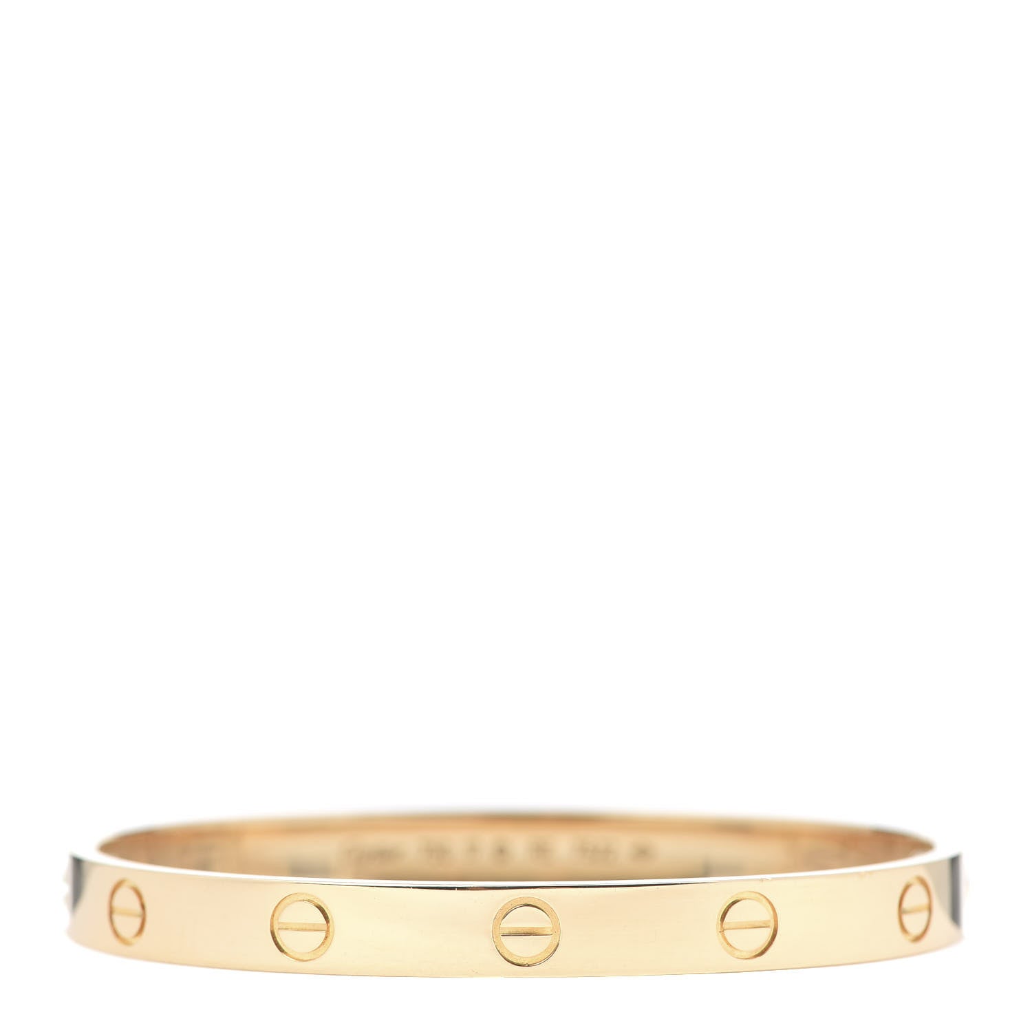 Cartier 18K Yellow Gold LOVE Bracelet 17 1 of 7