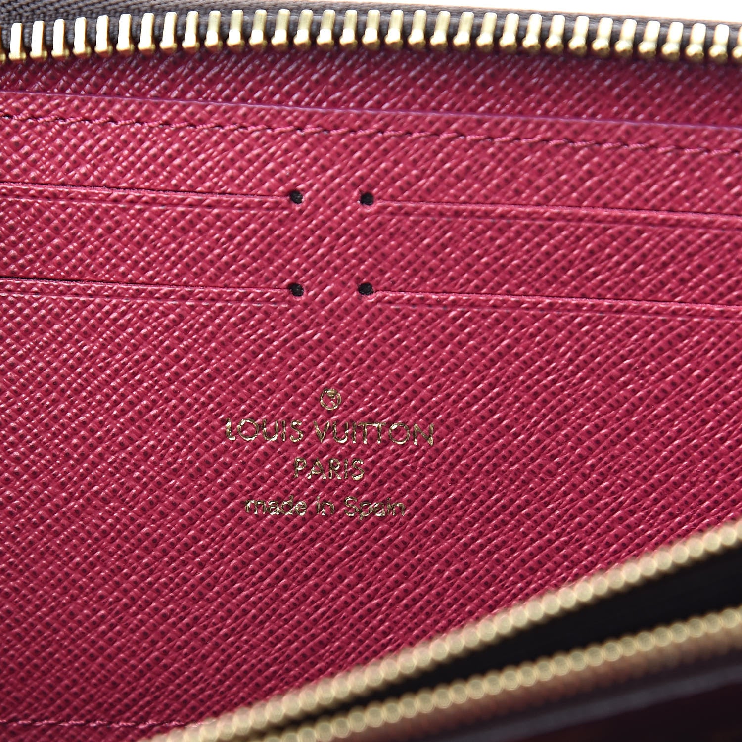 Louis Vuitton Monogram Clemence Wallet Fuchsia 6 of 8
