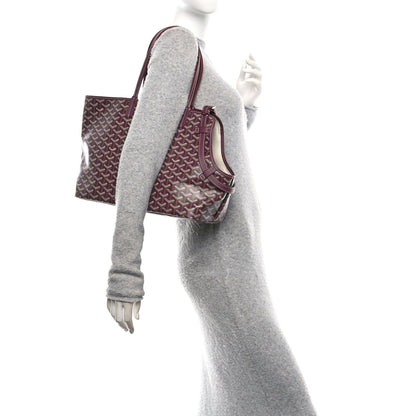 Goyard Goyardine Chien Gris Bag Burgundy 2 of 9