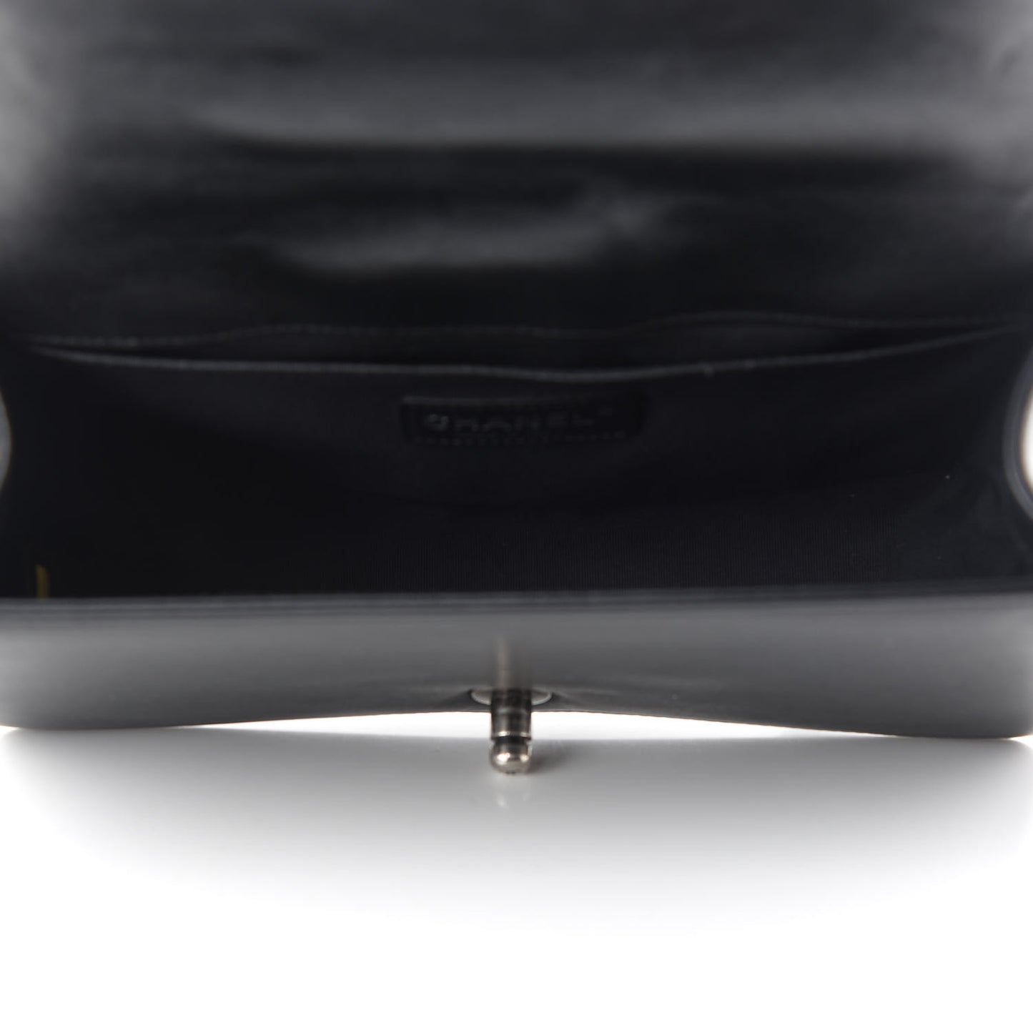 Lambskin Quilted Medium Boy Flap Black