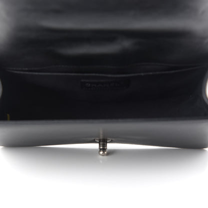 Chanel Lambskin Quilted Medium Boy Flap Black 5 of 9