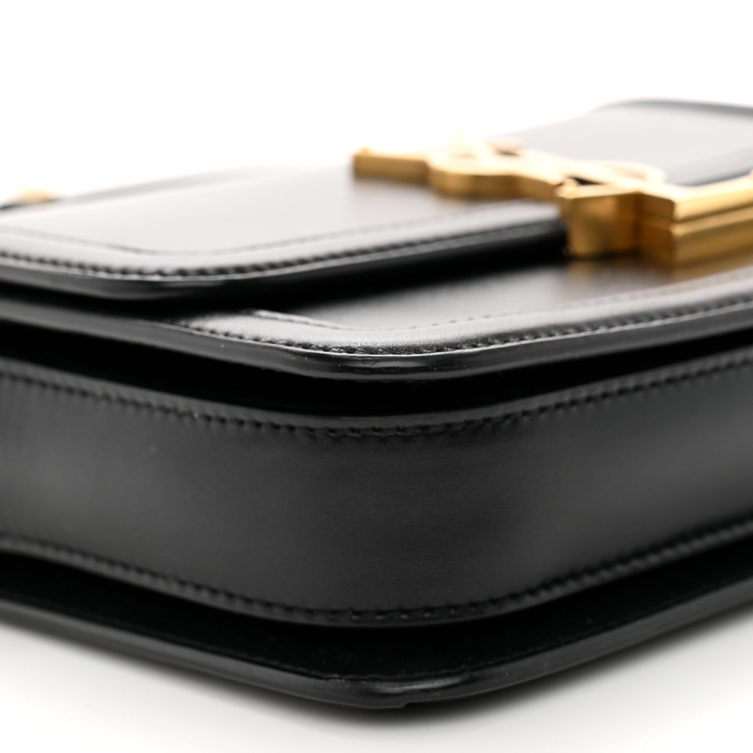 Saint Laurent Smooth Calfskin Small Solferino Satchel Black 8 of 11