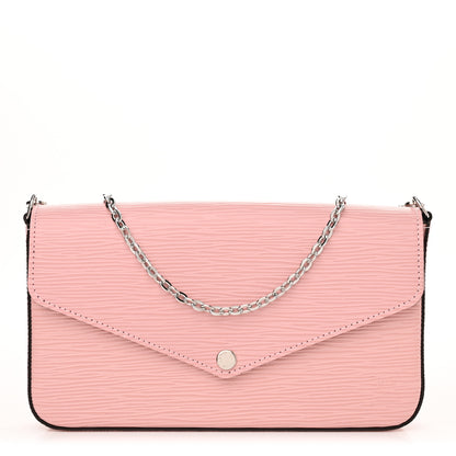 Louis Vuitton Epi Pochette Felicie Rose Ballerine 3 of 11