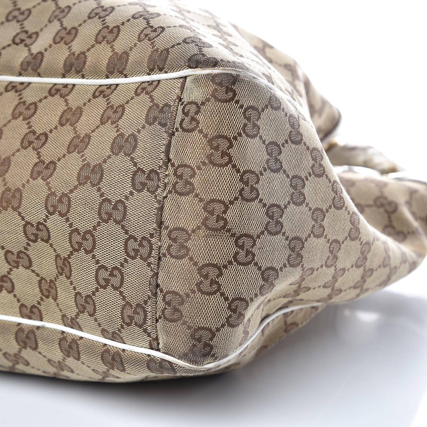 Gucci Monogram Large Positano Tote Off White 9 of 21