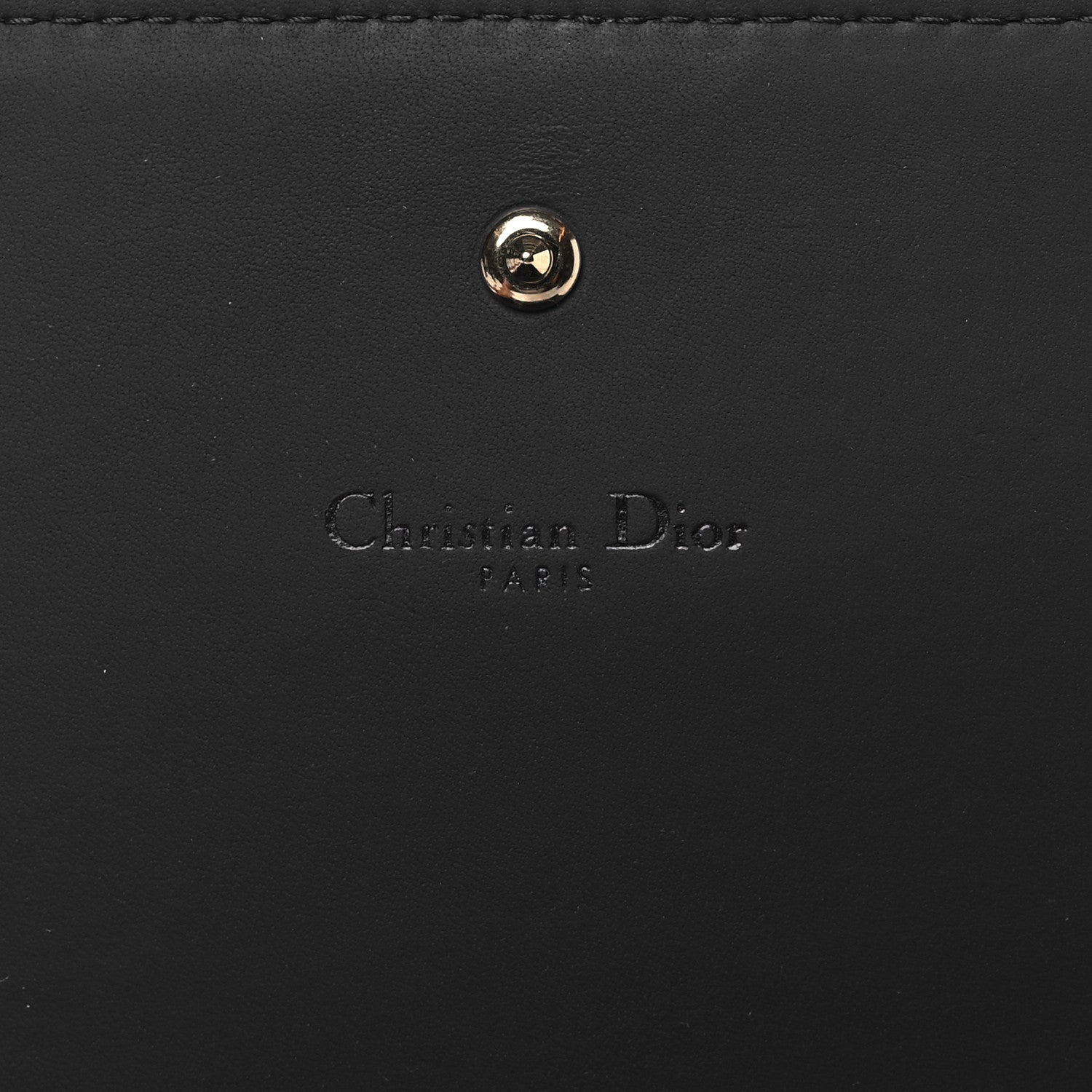 Christian Dior Matte Calfskin Studded Diorama Croisiere Chain Wallet Indigo 6 of 10