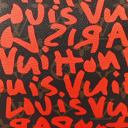 Louis Vuitton Monogram Graffiti Speedy 30 Orange 10 of 13